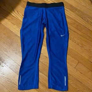 Blue Nike Capris